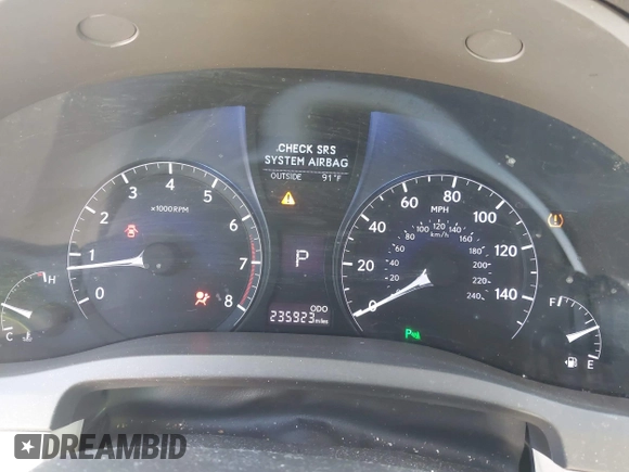 2013 Lexus RX 350 with VIN 2T2ZK1BA4DC090290, listed as a IAAI auction lot 42076242 with 235,923 mi miles and . Bid and sale history available at DreamBid. Image 7.