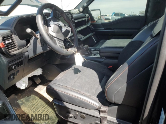 2024 Ford F-150 Raptor with VIN 1FTFW1RG3RFA46852, listed as a Copart auction lot 50419305 with 13,414 mi miles and Salvage Title. Bid and sale history available at DreamBid. Image 7.