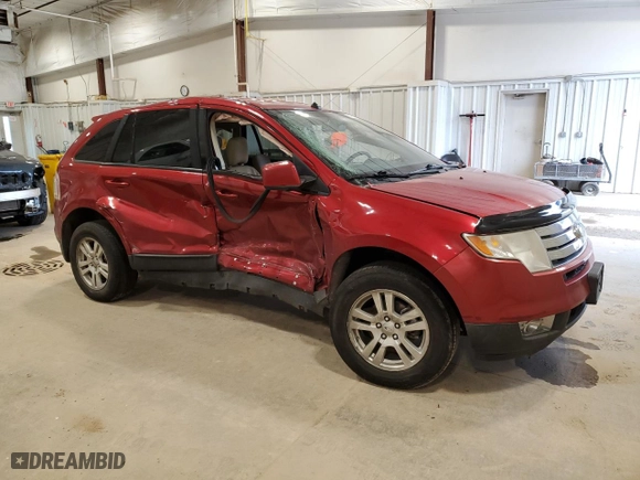 2008 Ford Edge SEL with VIN 2FMDK38C58BA26465, listed as a Copart auction lot 51002315 with 0 mi miles and Non Repairable. Bid and sale history available at carsss.com. Image 4.