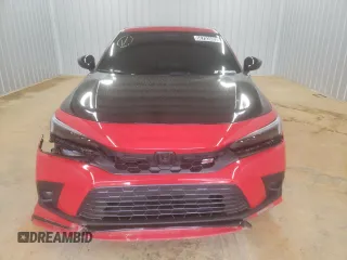 2023 Honda Civic Si z VIN 2HGFE1E56PH475990, wystawiony jako Copart lot #56703485 z przebiegiem 45 187 mil mil oraz Czysty tytuł • Clean title. Historia ofert i sprzedaży dostępna na DreamBid. Obrazek 5.