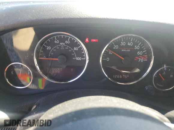 2015 Jeep Wrangler Unlimited Rubicon Hard Rock with VIN 1C4HJWFG2FL686556, listed as a Copart auction lot 54049955 with 126,675 mi miles and Salvage title. Bid and sale history available at DreamBid. Image 9.