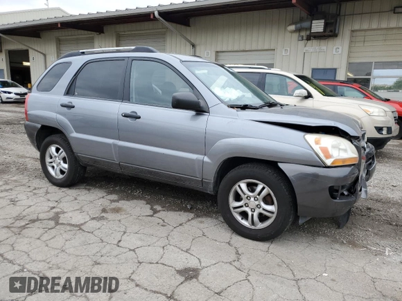 2005 Kia Sportage LX with VIN KNDJF723057062113, listed as a Copart auction lot 66630164 with 129,715 mi miles and Salvage Title. Bid and sale history available at carsss.com. Image 4.