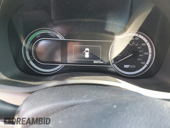 2018 Kia Niro LX with VIN KNDCB3LC9J5170876, listed as a Copart auction lot 46695975 with 33,373 mi miles and Salvage Title. Bid and sale history available at carsss.com. Image 9.