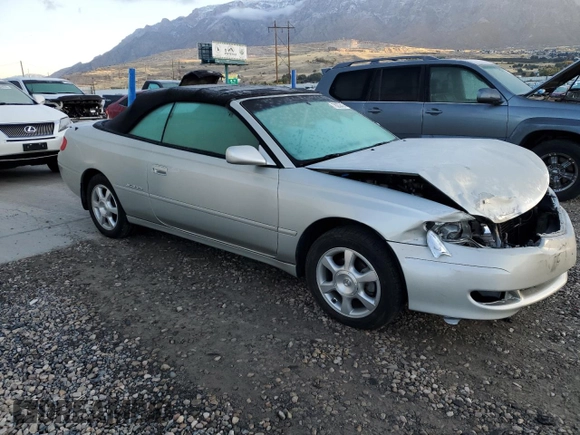 2003 Toyota Solara SE with VIN 2T1FF28P13C606844, listed as a Copart auction lot 78232424 with 58,393 mi miles and Salvage Title. Bid and sale history available at carsss.com. Image 4.