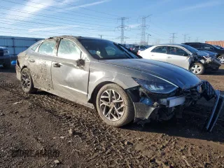 2020 Hyundai Sonata SEL z VIN 5NPEF4JAXLH035350, wystawiony jako Copart lot #49382765 z przebiegiem 80 259 mil mil oraz Szkoda całkowita • Salvage title. Historia ofert i sprzedaży dostępna na DreamBid. Obrazek 4.