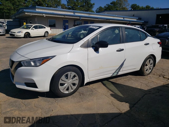 2022 Nissan Versa S with VIN 3N1CN8DV9NL855960, listed as a Copart auction lot 73830144 with Not provided miles and Salvage title. Bid and sale history available at DreamBid. Image 1.