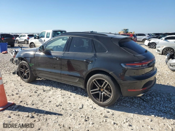 2021 Porsche Macan with VIN WP1AA2A5XMLB16400, listed as a Copart auction lot 45990755 with 0 mi miles and Salvage Title. Bid and sale history available at carsss.com. Image 2.