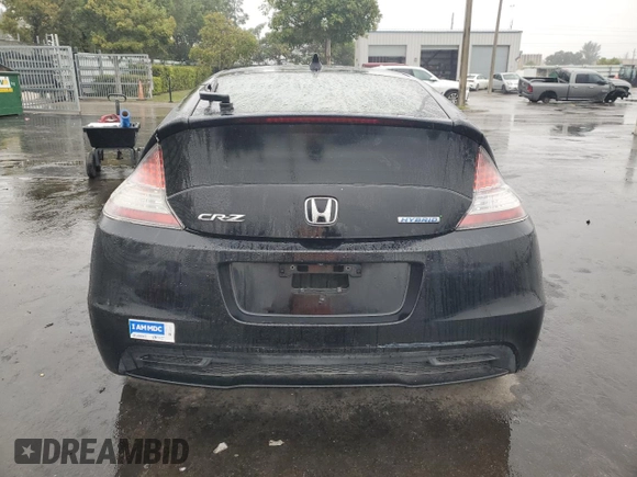 2015 Honda CR-Z with VIN JHMZF1D40FS003453, listed as a Copart auction lot 42036005 with 60,971 mi miles and Salvage Title. Bid and sale history available at carsss.com. Image 6.