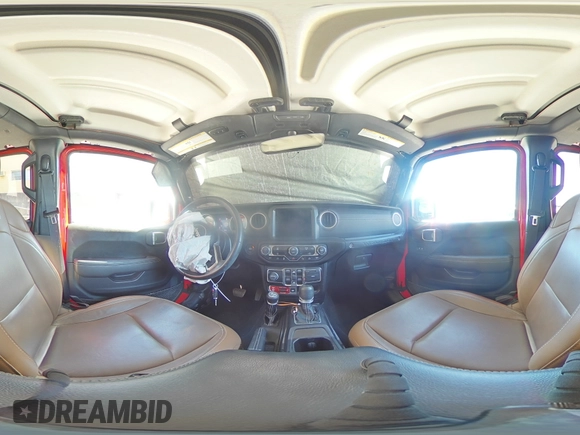 2022 Jeep Wrangler Unlimited Rubicon with VIN 1C4JJXR63NW187448, listed as a Copart auction lot 52911385 with 32,442 mi miles and Salvage title. Bid and sale history available at DreamBid. Image 13.