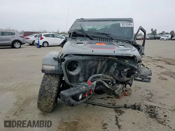 2020 Jeep Wrangler Unlimited Recon with VIN 1C4HJXFN1LW307240, listed as a Copart auction lot 85742484 with Not provided miles and Salvage title. Bid and sale history available at DreamBid. Image 12.
