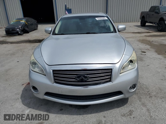 2012 Infiniti M37 with VIN JN1BY1ARXCM396491, listed as a Copart auction lot 53595085 with 178,417 mi miles and Salvage Title. Bid and sale history available at carsss.com. Image 5.