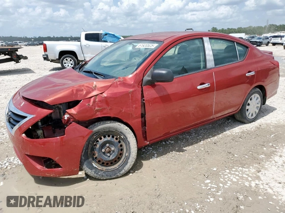 2015 Nissan Versa SV z VIN 3N1CN7AP9FL924261, wystawiony jako Copart lot #61920525 z przebiegiem 56 208 mil mil oraz Czysty tytuł • Clean title. Historia ofert i sprzedaży dostępna na DreamBid. Obrazek 1.