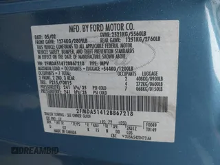 2002 Ford Windstar GL z VIN 2FMDA51412BB67218, wystawiony jako IAAI lot #41475773 z przebiegiem 152 244 mil mil oraz . Historia ofert i sprzedaży dostępna na DreamBid. Obrazek 9.