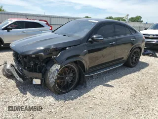 2022 Mercedes-Benz GLE 53 AMG with VIN 4JGFD6BB0NA799260, listed as a Copart auction lot 56703234 with 21,611 mi miles and Salvage title. Bid and sale history available at DreamBid. Image 1.