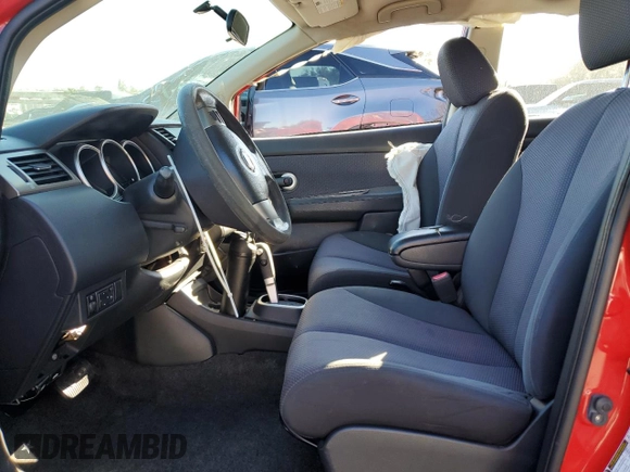 2008 Nissan Versa 1.8 S with VIN 3N1BC13E18L368430, listed as a Copart auction lot 55158295 with 142,363 mi miles and Salvage Title. Bid and sale history available at carsss.com. Image 7.