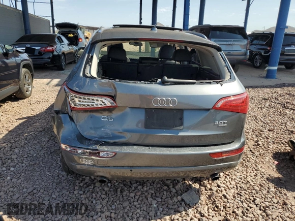 2012 Audi Q5 Premium Plus with VIN WA1LFAFP5CA042078, listed as a Copart auction lot 60146305 with 237,324 mi miles and Salvage title. Bid and sale history available at DreamBid. Image 6.