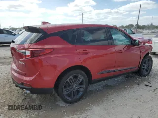 2022 Acura RDX w/A-Spec Package with VIN 5J8TC1H62NL002679, listed as a Copart auction lot 54648315 with 32,439 mi miles and Non repairable. Bid and sale history available at DreamBid. Image 3.