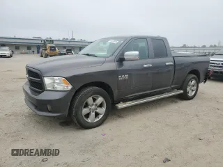 2018 Ram 1500 Express with VIN 1C6RR7FG6JS332001, listed as a Copart auction lot 44310045 with 205,125 mi miles and Salvage Title. Bid and sale history available at carsss.com. Image 1.