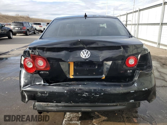 2009 Volkswagen Jetta Sedan SE with VIN 3VWRM71K09M141243, listed as a Copart auction lot 51507365 with 154,474 mi miles and Salvage Title. Bid and sale history available at carsss.com. Image 6.