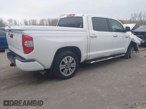2017 Toyota Tundra Platinum with VIN 5TFGW5F17HX214500, listed as a IAAI auction lot 42103903 with 76,775 mi miles and . Bid and sale history available at DreamBid. Image 4.