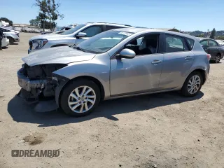 2012 Mazda 3 i Touring with VIN JM1BL1L82C1607135, listed as a Copart auction lot 65175485 with 134,205 mi miles and Salvage title. Bid and sale history available at DreamBid. Image 1.