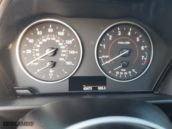 2017 BMW 2 Series M240i with VIN WBA2G1C34HV639283, listed as a Copart auction lot 75932744 with 43,470 mi miles and Salvage Title. Bid and sale history available at carsss.com. Image 9.