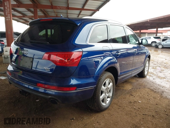 2015 Audi Q7 Premium Plus with VIN WA1LGAFE7FD010831, listed as a IAAI auction lot 41746007 with 106,796 mi miles and . Bid and sale history available at DreamBid. Image 19.