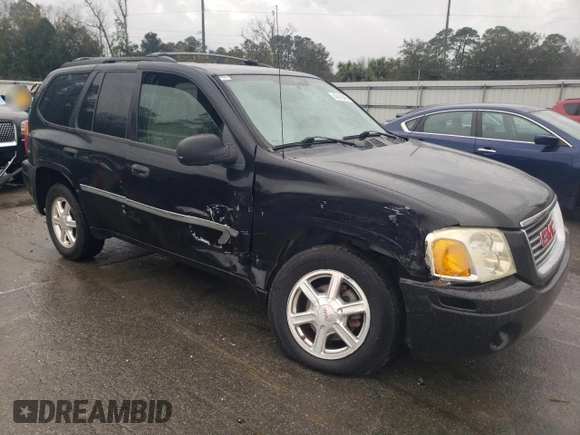2008 GMC Envoy SLE2 with VIN 1GKDS13S682122400, listed as a Copart auction lot 45149485 with 143,182 mi miles and Salvage Title. Bid and sale history available at carsss.com. Image 4.