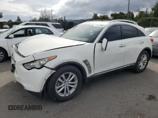 2014 Infiniti QX70 with VIN JN8CS1MU3EM451812, listed as a Copart auction lot 43612995 with Not Provided miles and Clean Title. Bid and sale history available at DreamBid. Image 1.