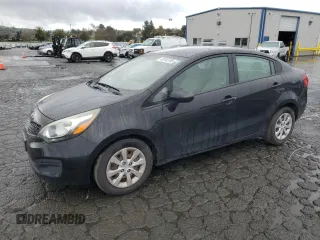 2012 Kia Rio LX with VIN KNADM4A31C6041760, listed as a Copart auction lot 48748765 with 306,287 mi miles and Clean Title. Bid and sale history available at carsss.com. Image 1.
