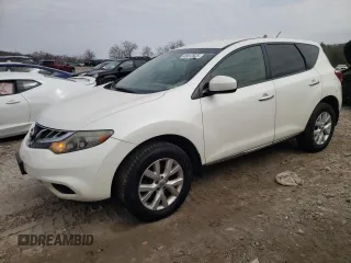2012 Nissan Murano S with VIN JN8AZ1MW5CW211991, listed as a Copart auction lot 45812635 with 135,959 mi miles and Clean Title. Bid and sale history available at carsss.com. Image 1.