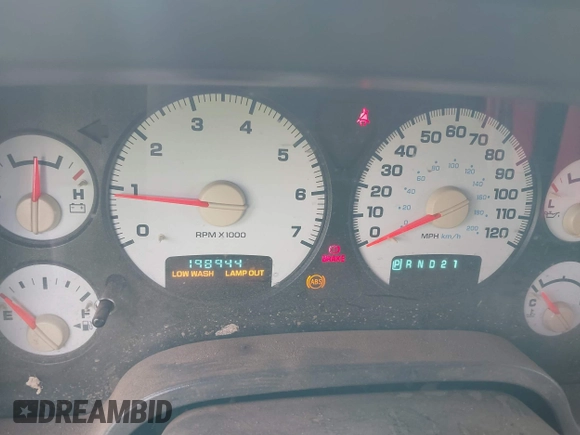 2002 Dodge 1500 with VIN 1D7HU18Z92J187015, listed as a IAAI auction lot 41602643 with 198,944 mi miles and . Bid and sale history available at DreamBid. Image 7.