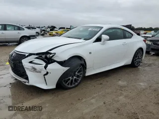 2017 Lexus RC with VIN JTHSM5BC0H5003592, listed as a Copart auction lot 44818705 with 51,871 mi miles and Salvage Title. Bid and sale history available at carsss.com. Image 1.
