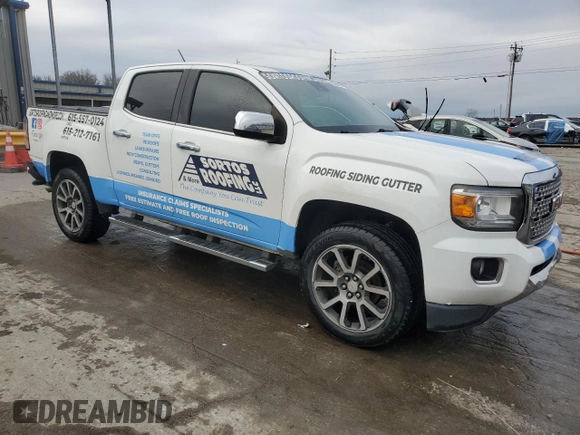 2017 GMC Canyon 4WD Denali with VIN 1GTG6EEN0H1304675, listed as a Copart auction lot 85308484 with 217,152 mi miles and Salvage Title. Bid and sale history available at carsss.com. Image 4.