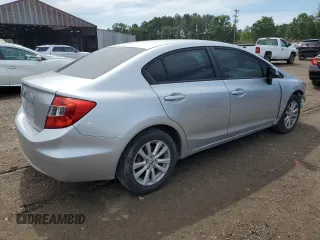 2012 Honda Civic EX with VIN 2HGFB2F84CH557055, listed as a Copart auction lot 55141985 with 174,379 mi miles and Salvage Title. Bid and sale history available at DreamBid. Image 3.