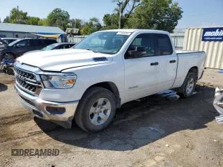 2023 Ram 1500 Big Horn with VIN 1C6RREBG4PN545935, listed as a Copart auction lot 71986384 with 8,752 mi miles and Salvage Title. Bid and sale history available at carsss.com. Image 1.