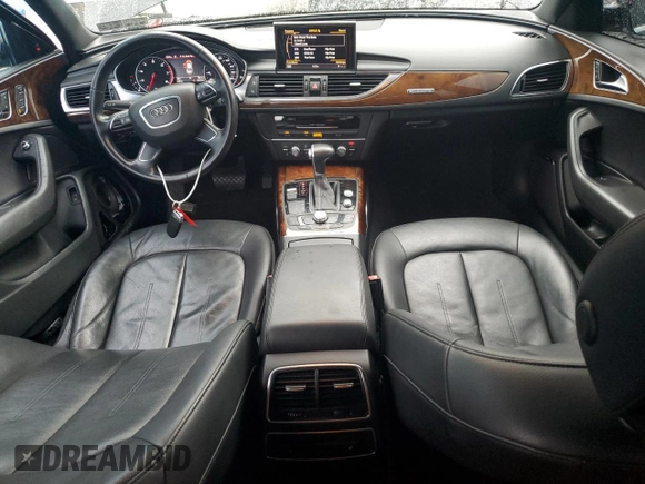 2013 Audi A6 Premium Plus with VIN WAUGGAFC4DN020341, listed as a Copart auction lot 62953025 with 170,124 mi miles and Salvage title. Bid and sale history available at DreamBid. Image 8.