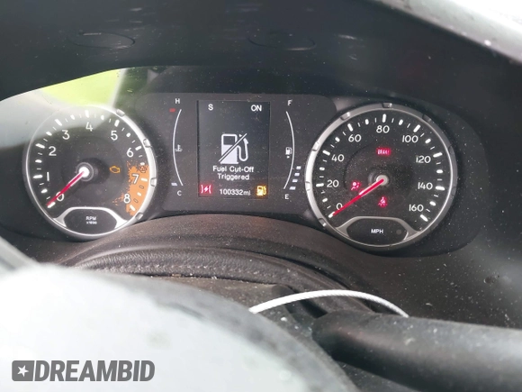 2017 Jeep Renegade Sport with VIN ZACCJAAH6HPG09555, listed as a IAAI auction lot 41933847 with 100,332 mi miles and . Bid and sale history available at DreamBid. Image 7.