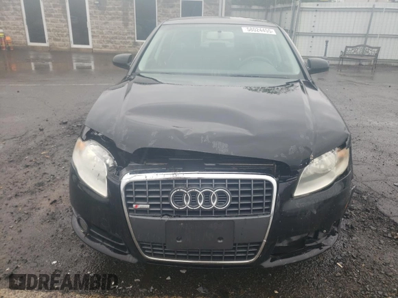 2008 Audi A4 2.0T with VIN WAUDF78E88A127977, listed as a Copart auction lot 58024455 with 177,280 mi miles and Salvage title. Bid and sale history available at DreamBid. Image 5.