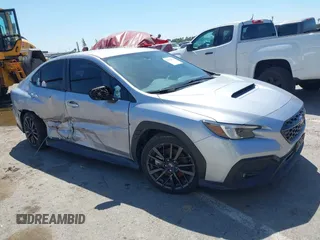 2022 Subaru WRX Premium with VIN JF1VBAF62N9028683, listed as a IAAI auction lot 42227871 with 21,234 mi miles and . Bid and sale history available at DreamBid. Image 1.