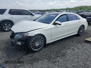 2016 Mercedes-Benz S 550 with VIN WDDUG8CB3GA281990, listed as a Copart auction lot 55293385 with 65,905 mi miles and Salvage title. Bid and sale history available at DreamBid. Image 1.