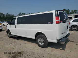 2019 Chevrolet Express Passenger LT with VIN 1GAZGPFG6K1263857, listed as a Copart auction lot 58987635 with 127,347 mi miles and Salvage title. Bid and sale history available at DreamBid. Image 2.
