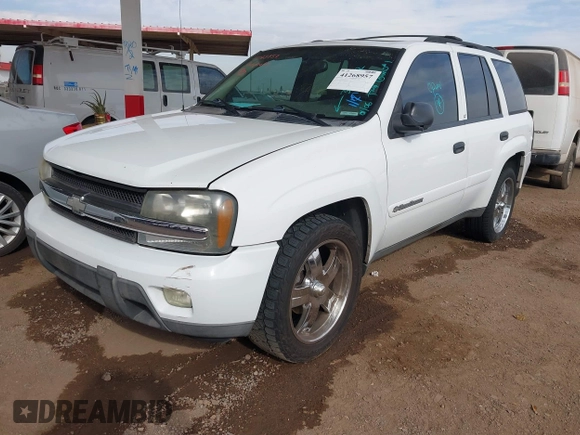 2003 Chevrolet TrailBlazer LS with VIN 1GNDS13S132353782, listed as a IAAI auction lot 41268957 with 232,055 mi miles. Bid and sale history available at carsss.com. Image 2.