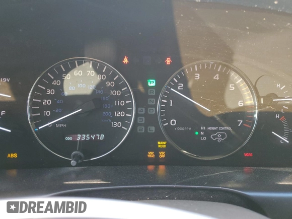 2004 Lexus LX 470 z VIN JTJHT00WX43539807, wystawiony jako Copart lot #87842755 z przebiegiem 335 478 mil mil oraz Czysty tytuł • Clean title. Historia ofert i sprzedaży dostępna na DreamBid. Obrazek 9.