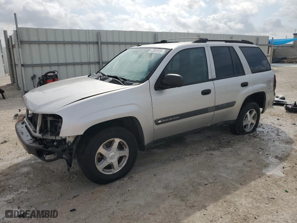 2004 Chevrolet TrailBlazer LS with VIN 1GNDS13S942326508, listed as a Copart auction lot 47651515 with 118,016 mi miles and Salvage Title. Bid and sale history available at carsss.com. Image 1.