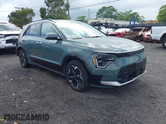2023 Kia Niro Wave with VIN KNDCT3L17P5018213, listed as a IAAI auction lot 41080512 with 46,819 mi miles and . Bid and sale history available at DreamBid. Image 1.