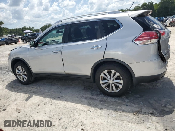 2015 Nissan Rogue S with VIN KNMAT2MT4FP553360, listed as a Copart auction lot 64629834 with 107,423 mi miles and Salvage Title. Bid and sale history available at carsss.com. Image 2.