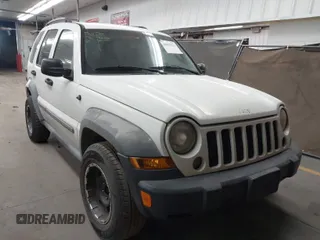 2007 Jeep Liberty Sport with VIN 1J4GL48KX7W686326, listed as a IAAI auction lot 42025033 with 196,021 mi miles. Bid and sale history available at carsss.com. Image 1.