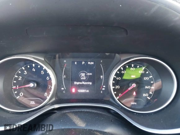 2018 Jeep Compass Latitude with VIN 3C4NJDBB6JT366543, listed as a IAAI auction lot 41553049 with 123,251 mi miles. Bid and sale history available at carsss.com. Image 7.