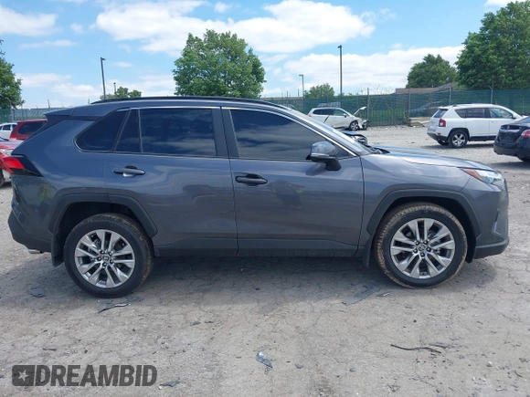 2025 Toyota RAV4 XLE Premium with VIN 2T3A1RFVXSC509876, listed as a IAAI auction lot 42298931 with 3,203 mi miles and . Bid and sale history available at DreamBid. Image 13.